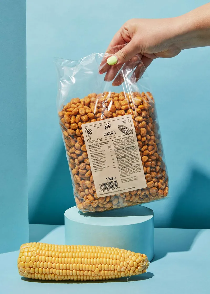KoRo Geröstete Maiskörner mit Honig 1 kg – Produktbild 5 von 5