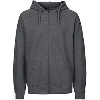 Neutral Neutral® Herren Unisex College Hoodie Zoodie Hoody Kapuzenjacke Sweatjacke, Dunkelgrau melange, – Produktbild 1 von 1