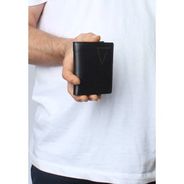 Vargu Vargu Echtleder Geldbörse PEK 1, Black, – Produktbild 3 von 4