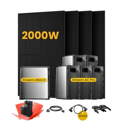 EcoFlow EcoFlow Stream Ultra X, All-in-One Speicher für Balkonkraftwerke, mit 4 x 500 Bifaziale Solarmodule, by Powerness - Stream Ultra X + 5 x Stream AC Pro | 13440Wh / Gratis Smart Meter / Selbstabholung – Produktbild 1 von 1