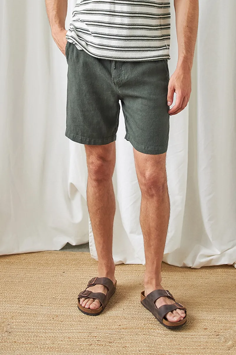 TWOTHIRDS TWOTHIRDS Herren vegan Shorts Bagaat Efeugrün, Dunkelgrün, – Produktbild 1 von 2