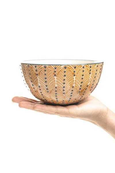 Tranquillo Tranquillo Schüssel MIIX'N'MATCH – Steinzeug, Orange, – Produktbild 4 von 4