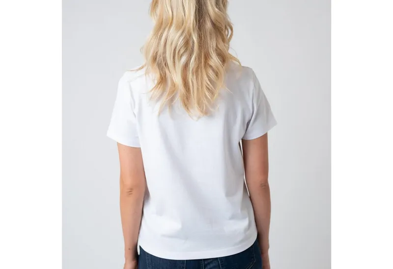 Bavarian Caps Bavarian Caps T-Shirt Bavarian Caps Damen T-Shirt "Pippilotta Viktualia" (T-Shirt, T-Shirt), Weiß, – Produktbild 5 von 5