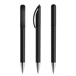 prodir prodir® Drehkugelschreiber DS3 TMS Twist, blaue Mine, schwarz – Produktbild 1 von 1