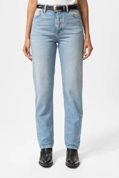 Nudie Jeans Nudie Jeans Gerade Jeans Lofty Lo - Blue Fever – Produktbild 4 von 8