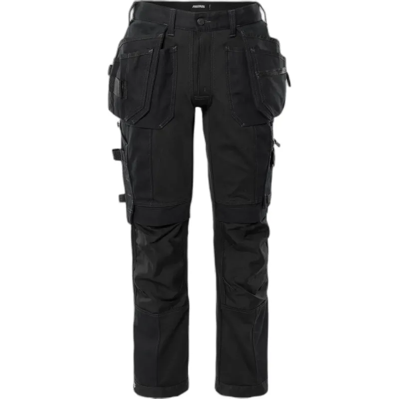 Fristads Stretch-Arbeitshose Fristads Outdoor 2530 GCYD, Schwarz, – Produktbild 2 von 2