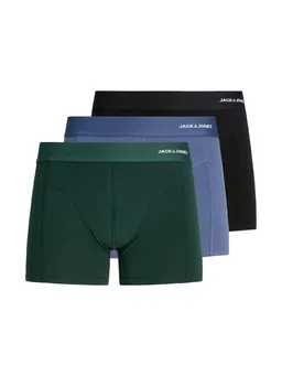 Jack & Jones Jack & Jones Trunk JACCOMO SOLID BAMBOO TRUNKS 3 PACK SN (Packung, 3-St) Viskosemischung, elastisches Bündchen – Produktbild 1 von 1