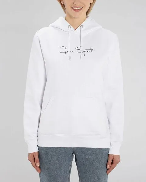Human Family Human Family Bio Unisex Hoodie - "Charmer - Free Spirit" in verschiedenen Farben, White, – Produktbild 4 von 4