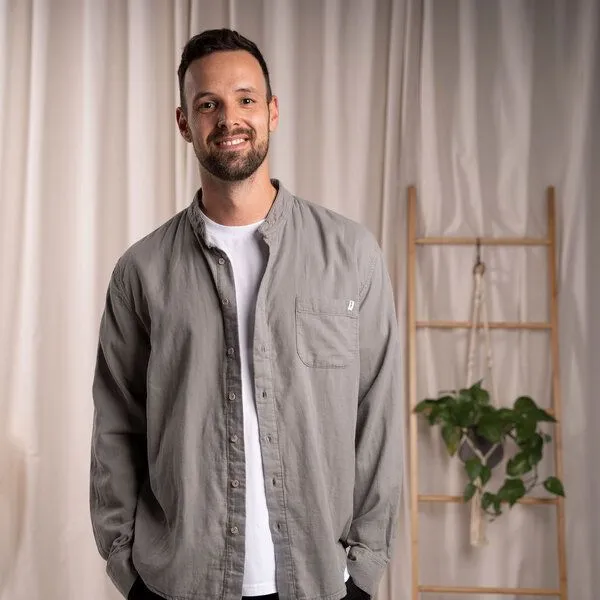 Vresh Clothing Vresh Clothing Christover - Hemd aus Biobaumwolle, Aschegrau, Aschegrau, – Produktbild 3 von 4