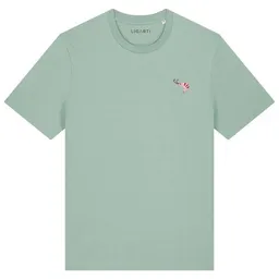 LIGARTI Besticktes T-Shirt – Nele der Shrimp – LIGARTI Tiermanufaktur – Produktbild 1 von 1