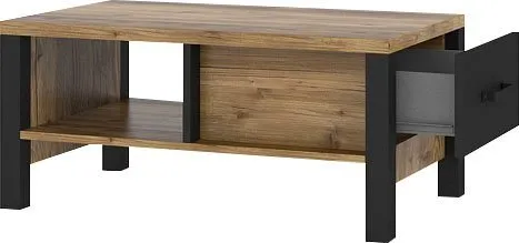 Home affaire Couchtisch Olin, Breite 90 cm, Beige|schwarz, – Produktbild 5 von 5