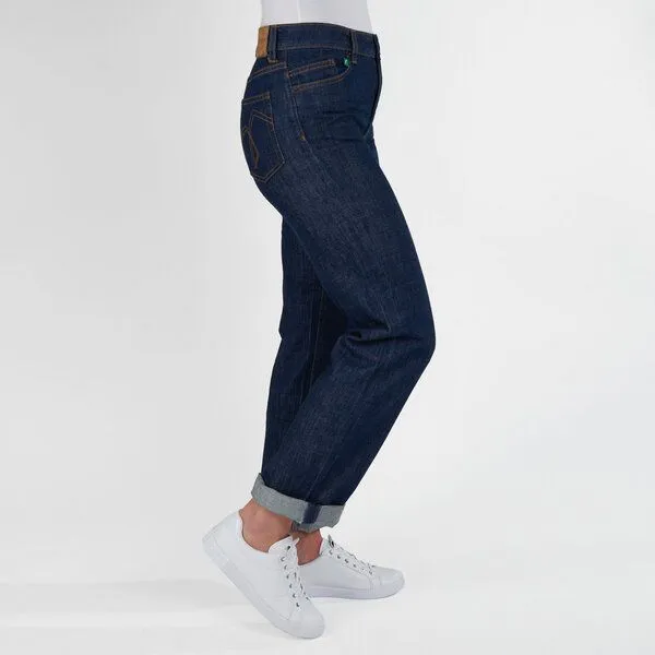 fairjeans fairjeans Damenjeans CLASSIC, gerades Bein, hoher Bund, in Farben NAVY und WAVES, Blue, – Produktbild 2 von 8