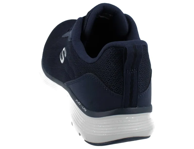 Skechers Skechers Flex Appeal Herren Schlupfsneaker blau navy Textil vegan - Slipper Vegan – Produktbild 3 von 5