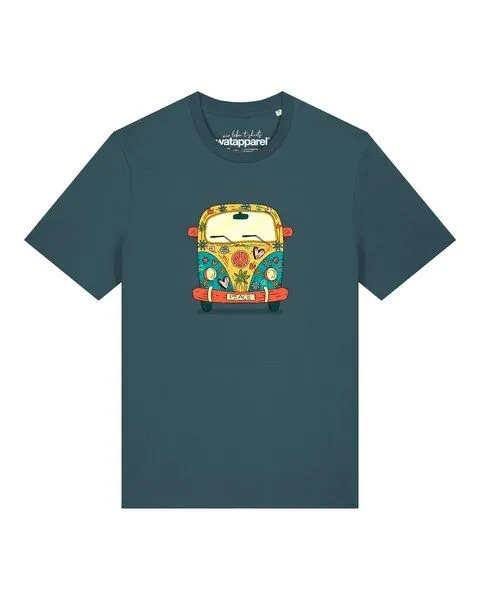 watapparel watapparel T-Shirt Unisex Hippies Bus, Stargazer, – Produktbild 1 von 2