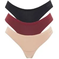 ORGANICATION ORGANICATION KAVINN | Tanga aus Bio-Baumwolle und TENCEL Modal im 3er-Pack, Mix-33, – Produktbild 1 von 1