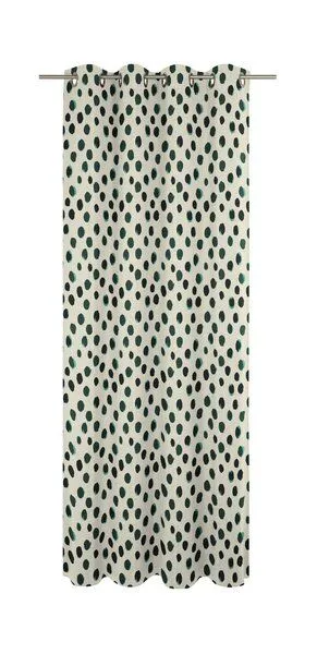 Nature by Adam Nature by Adam Vorhang aus Leinen & Bio-Baumwolle - Made in Germany - Dots, Grün, – Produktbild 2 von 8