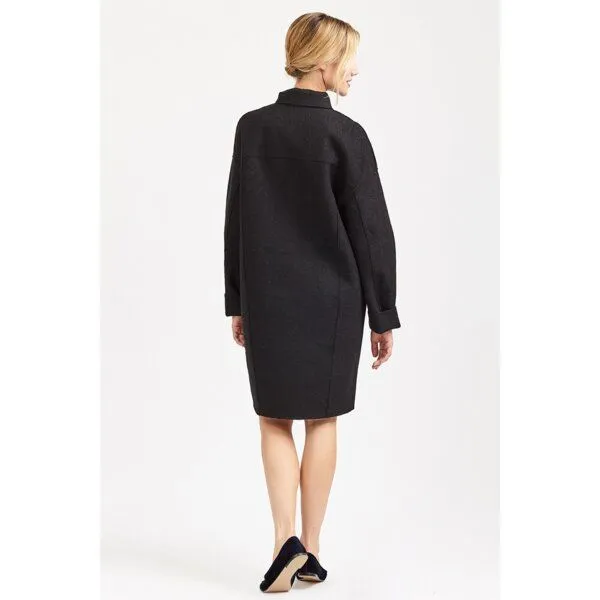LangerChen LangerChen Coat Cambra schwarz, Schwarz, – Produktbild 2 von 3