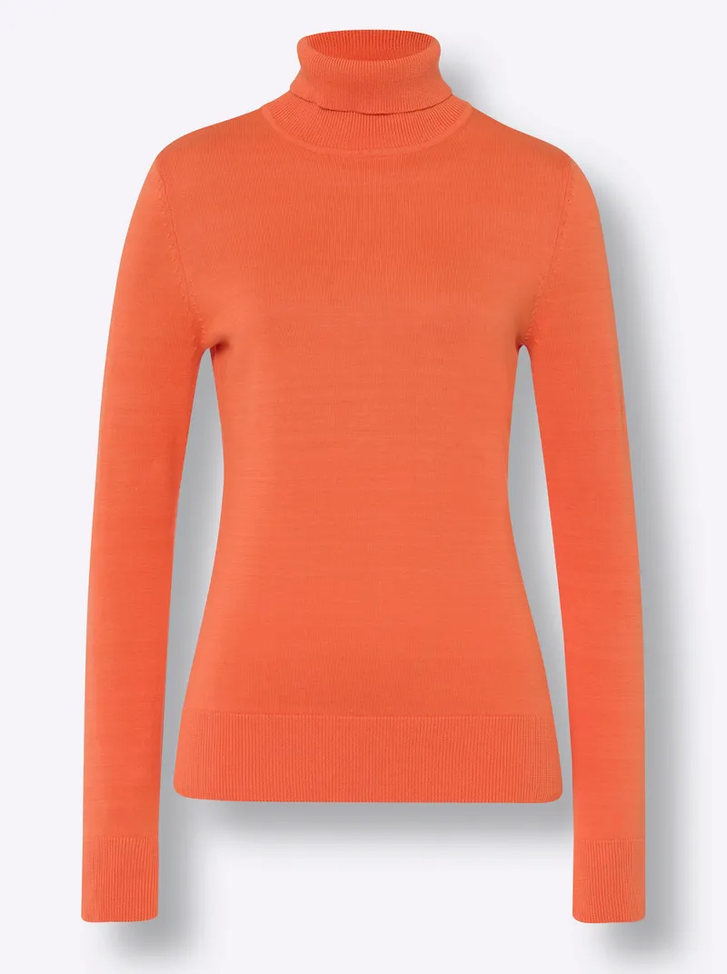 heine Rollkragenpullover, Orange, – Produktbild 1 von 2