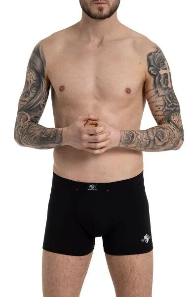 Haasis Bodywear Haasis Bodywear Herren Pants 2er Pack ohne Eingriff, Single Jersey,, Schwarz, – Produktbild 4 von 4