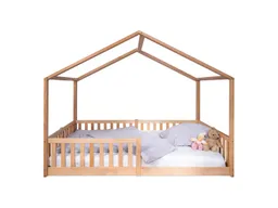 tiSsi® Hausbett Enno 120 x 200 cm, natur – Produktbild 1 von 1