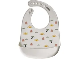 Kikadu Kikadu Silikon Lätzchen mit Auffangschale Giraffe Maße 30,5 x 23 cm – Produktbild 1 von 1