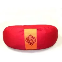 Just Be Just Be Chakra Meditations- und Yogakissen, Halbmond, Rot, – Produktbild 4 von 4