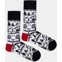 DillySocks DillySocks Socken Swiss Silhouette aus Biobaumwoll-Mix – Produktbild 1 von 1