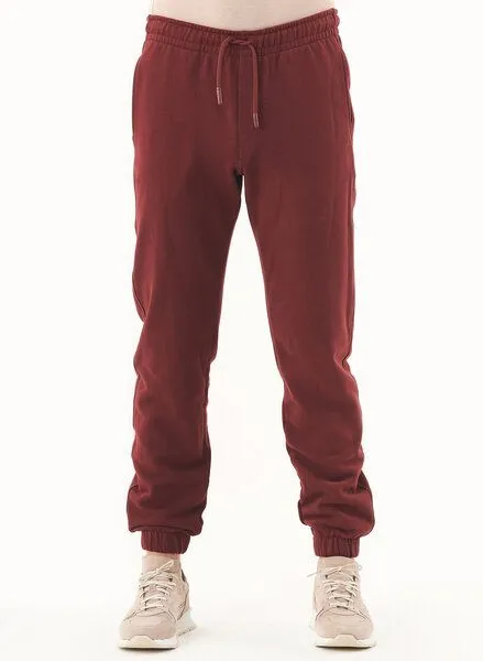 ORGANICATION ORGANICATION ESSENTIALS - PARSSA - Soft Touch Sweathose aus Bio-Baumwolle, Rot(bordeaux), – Produktbild 1 von 4
