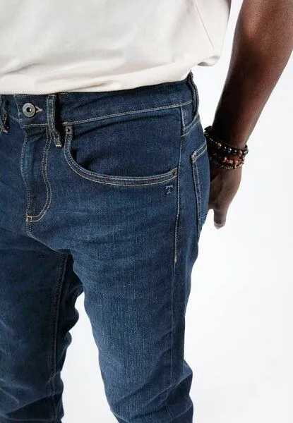 TORLAND TORLAND Slim Fit Herrenjeans BENNY, Dark indigo (dunkelblau), – Produktbild 4 von 5