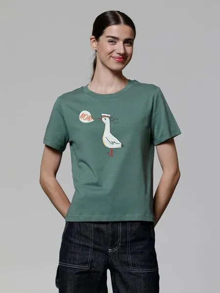 watapparel watapparel T-Shirt Frauen Moin Seagull, Green bay, – Produktbild 2 von 3