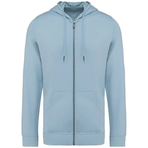 Greenspired Greenspired Herren Modal Kapuzensweatshirt mit Reissverschluss 260 g/m² XS-3 XL, Aquamarine, – Produktbild 1 von 2