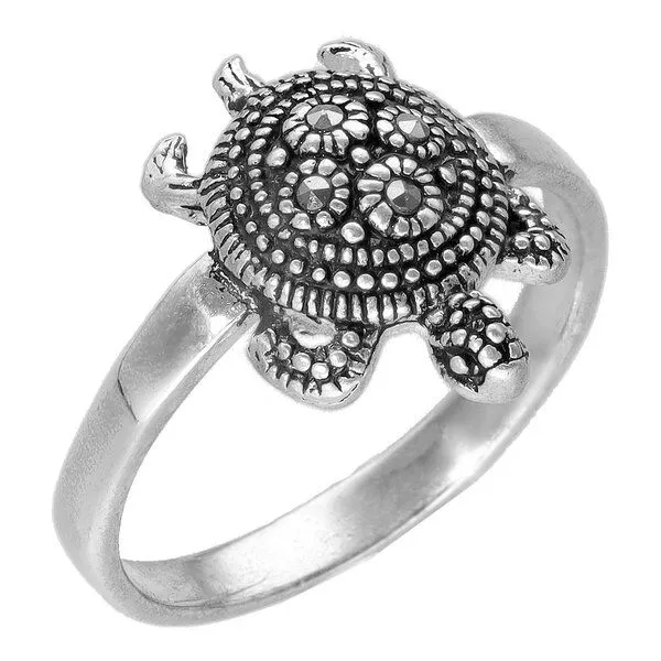 pakilia pakilia Silber Ring Sternschildkröte – Produktbild 4 von 5