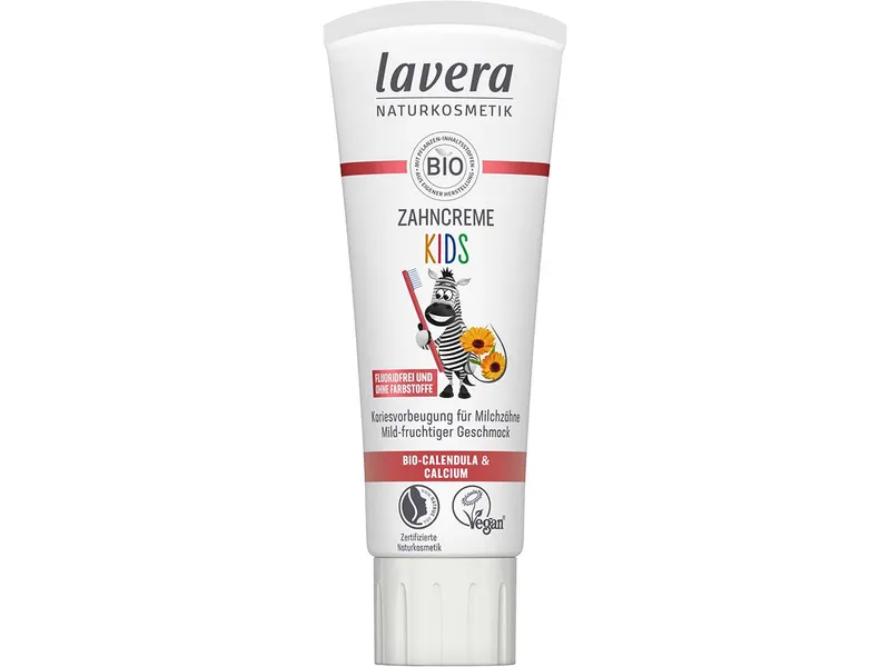 lavera Lavera Zahncreme Kids fluoridfrei – Produktbild 1 von 4