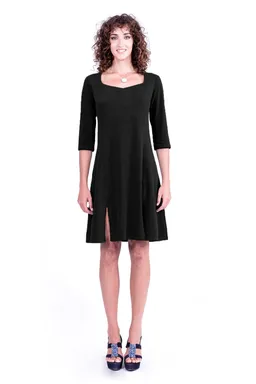 RAVENS VIEW IBIZA RAVENS VIEW IBIZA Damen vegan Kleid Berlin Schwarz – Produktbild 1 von 1