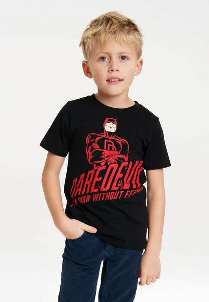 LOGOSH!RT LOGOSH!RT Marvel Daredevil Bio T-Shirt Kinder, Schwarz, – Produktbild 3 von 3