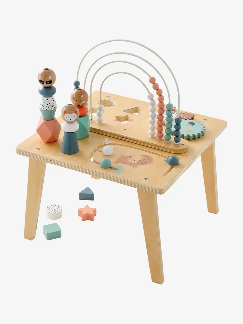 Vertbaudet Kinder Spieltisch REGENBOGEN, Mehrfarbig, – Produktbild 3 von 4