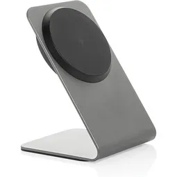 XD Xclusive Terra Aluminium 15W magnetischer Wireless-Charger, grau, Grau, – Produktbild 1 von 1