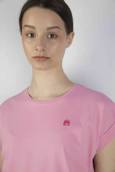 Kiwistories T-Shirt Kurzarm- 100%Org Baumwolle- Cheesecake Print, Rosa, – Produktbild 1 von 3
