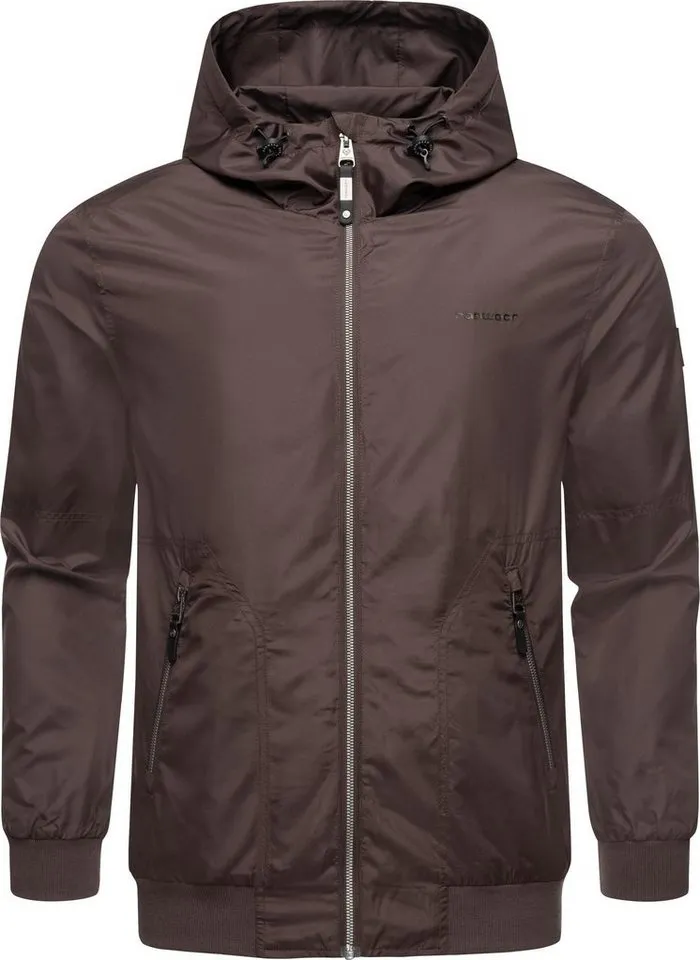 ragwear ragwear Outdoorjacke Stewie II stylische Herren Übergangsjacke mit großer Kapuze, Braun, – Produktbild 1 von 3