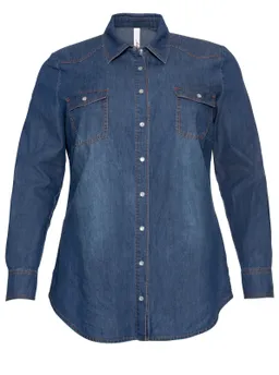 sheego Jeansbluse – Produktbild 1 von 1