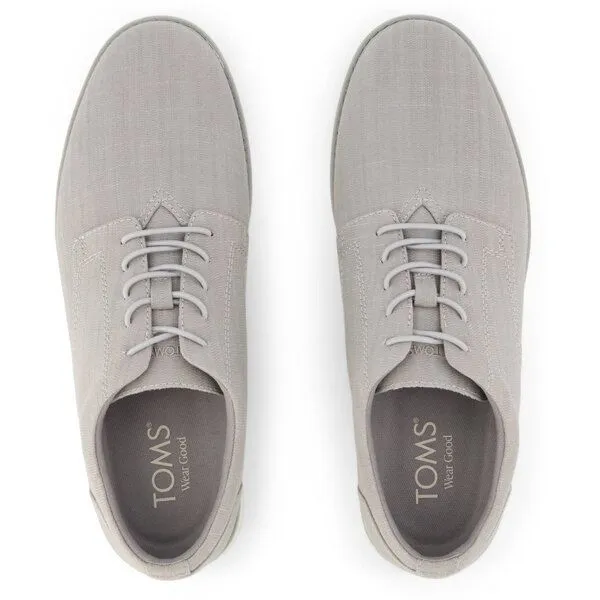 TOMS TOMS Vegane Männer Oxford Schuhe JOSHUA, Grau, – Produktbild 3 von 4