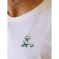 Kultgut Kultgut Artdesign - Shirt aus recycelter Biobaumwolle naturbelassen/ Not Now, Natur, – Produktbild 1 von 1