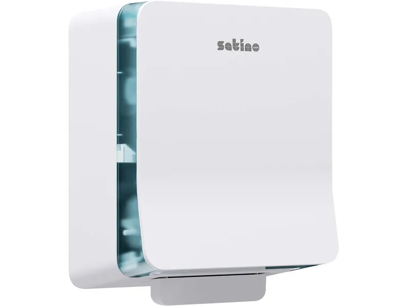 Satino Satino AutoCut Handtuchrollen-Spender "HYGINITY" mit Restrollenfunktion, Weiß, – Produktbild 1 von 1