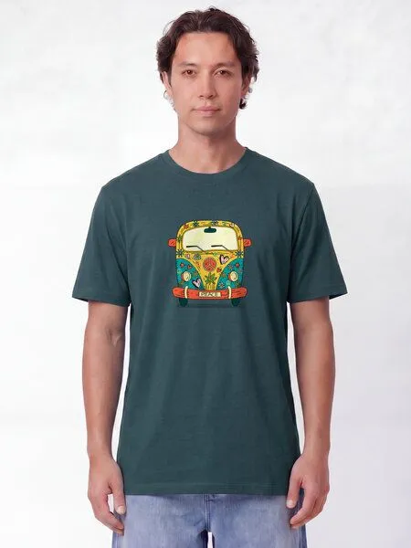 watapparel watapparel T-Shirt Unisex Hippies Bus, Stargazer, – Produktbild 2 von 2