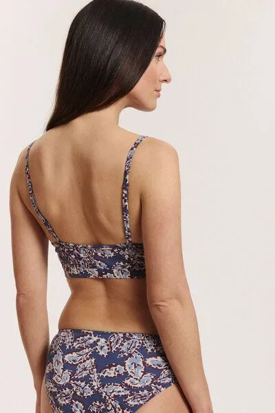 Tranquillo Bralette Tabeaa aus Biobaumwolle - blue fall / M – Produktbild 3 von 5