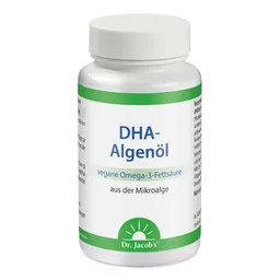 Dr. Jacob's Dr. Jacob's DHA-Algenöl Kapseln Omega-3-Fettsäuren vegan – Produktbild 1 von 1