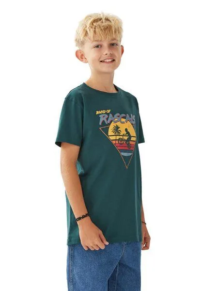 Band of Rascals Band of Rascals Sunset T-Shirt, Racing-green, – Produktbild 5 von 7