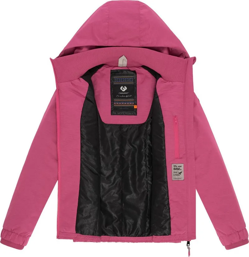 ragwear ragwear Winterjacke Dizzie Warm Rain Wasserdichte warme Damen Jacke mit Kapuze, Rosa, – Produktbild 1 von 5