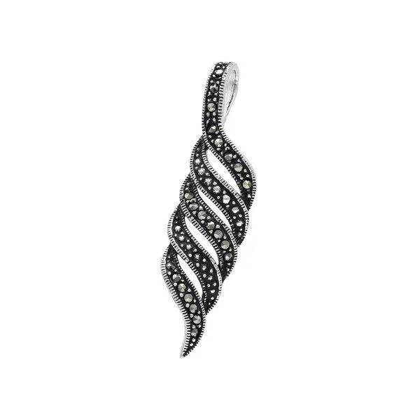 pakilia pakilia Kettenanhänger "Tornillo" inkl. Silberkette 45 cm – Produktbild 2 von 3