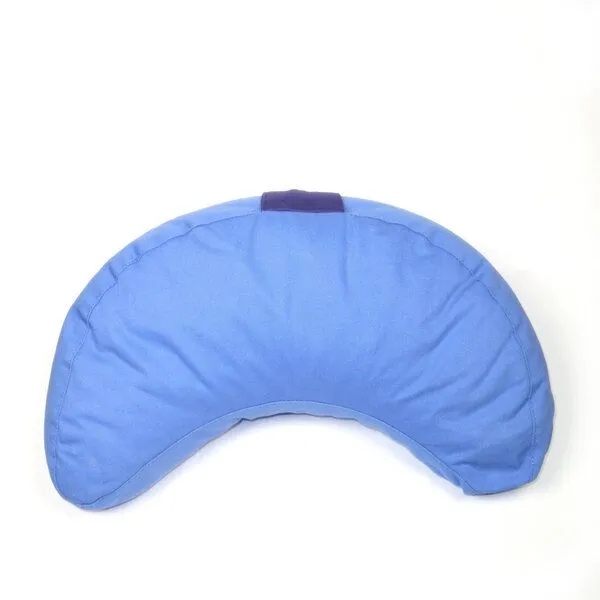 Just Be Just Be Chakra Meditations- und Yogakissen, Halbmond, Blau, – Produktbild 2 von 3